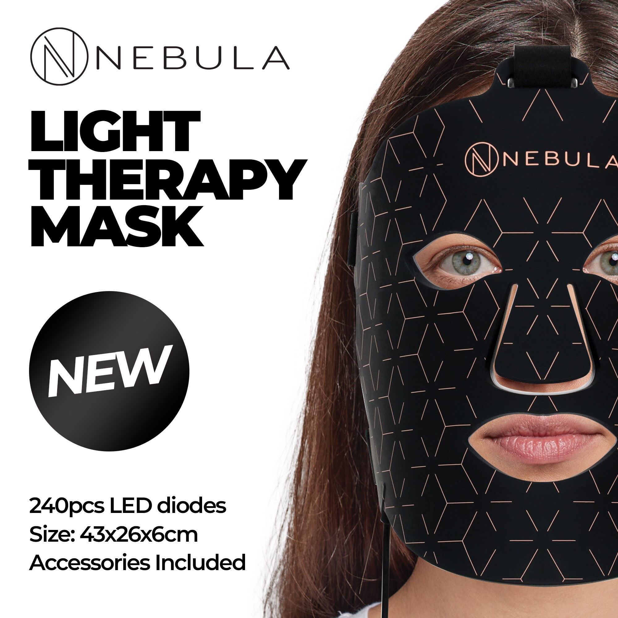 Nebula LED Multi-spectrum Red Light Therapy Face Mask Nebula LED Multi-spectrum Therapy Face Mask