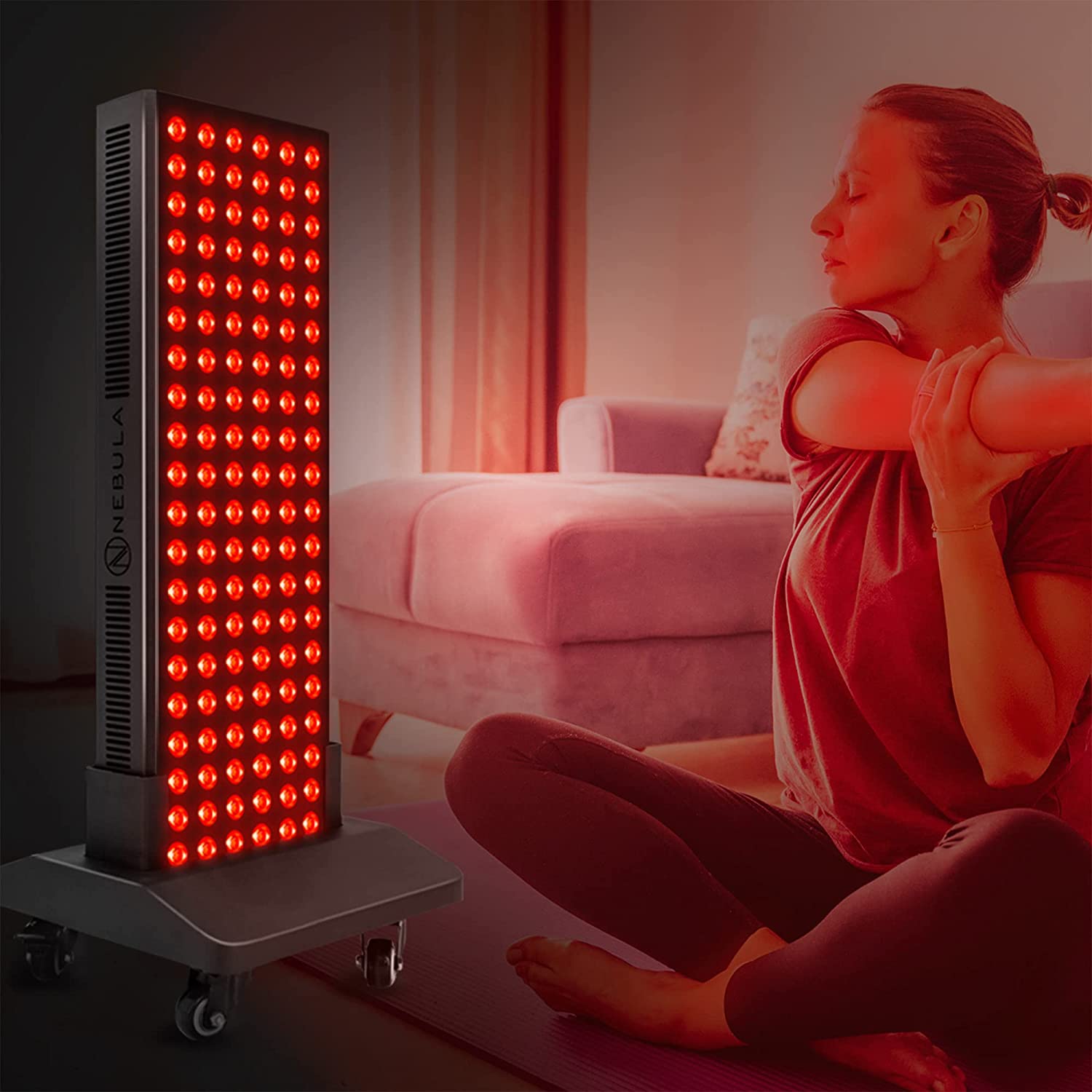 Nebula LED Red Light Therapy Lamp for Face & Body 660/850nm (600W) Nebula LED Red Light Therapy Device 600W