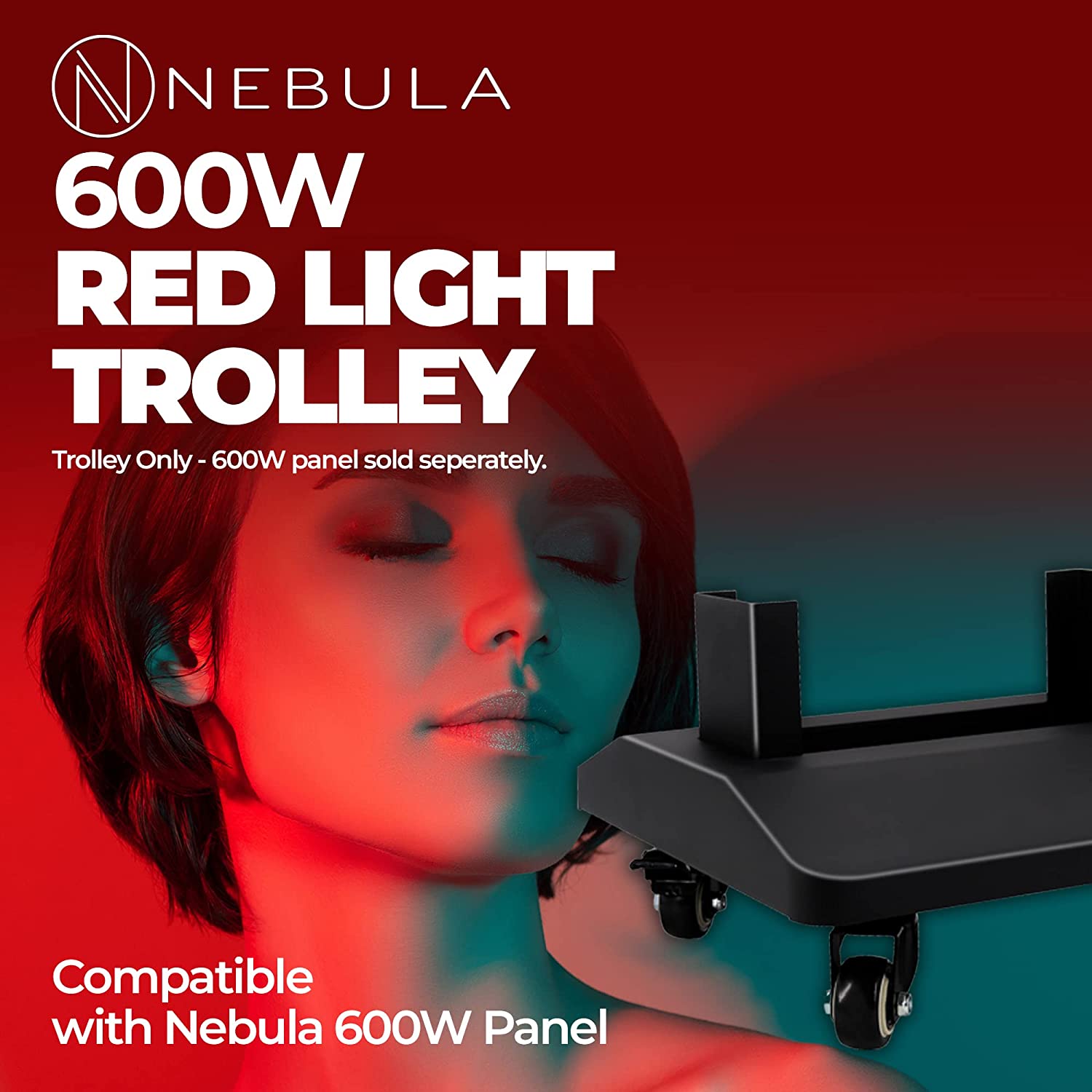 Trolley for Nebula LED Red Light Therapy Device (600W/1000W) Nebula LED Red Light Therapy Device 600W trolley
