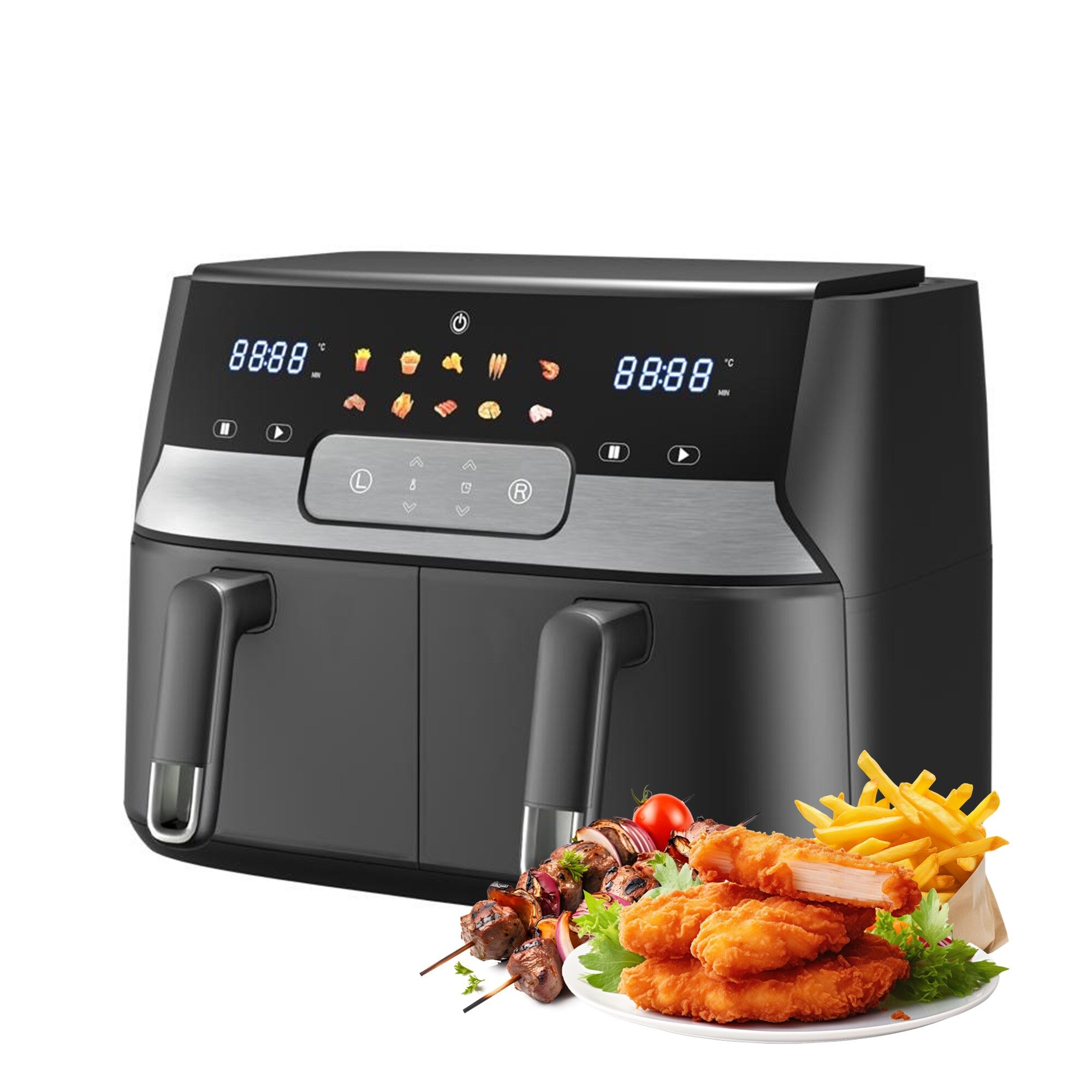 Nebula Dual Tray Air Fryer nebula dual air fryer 9L