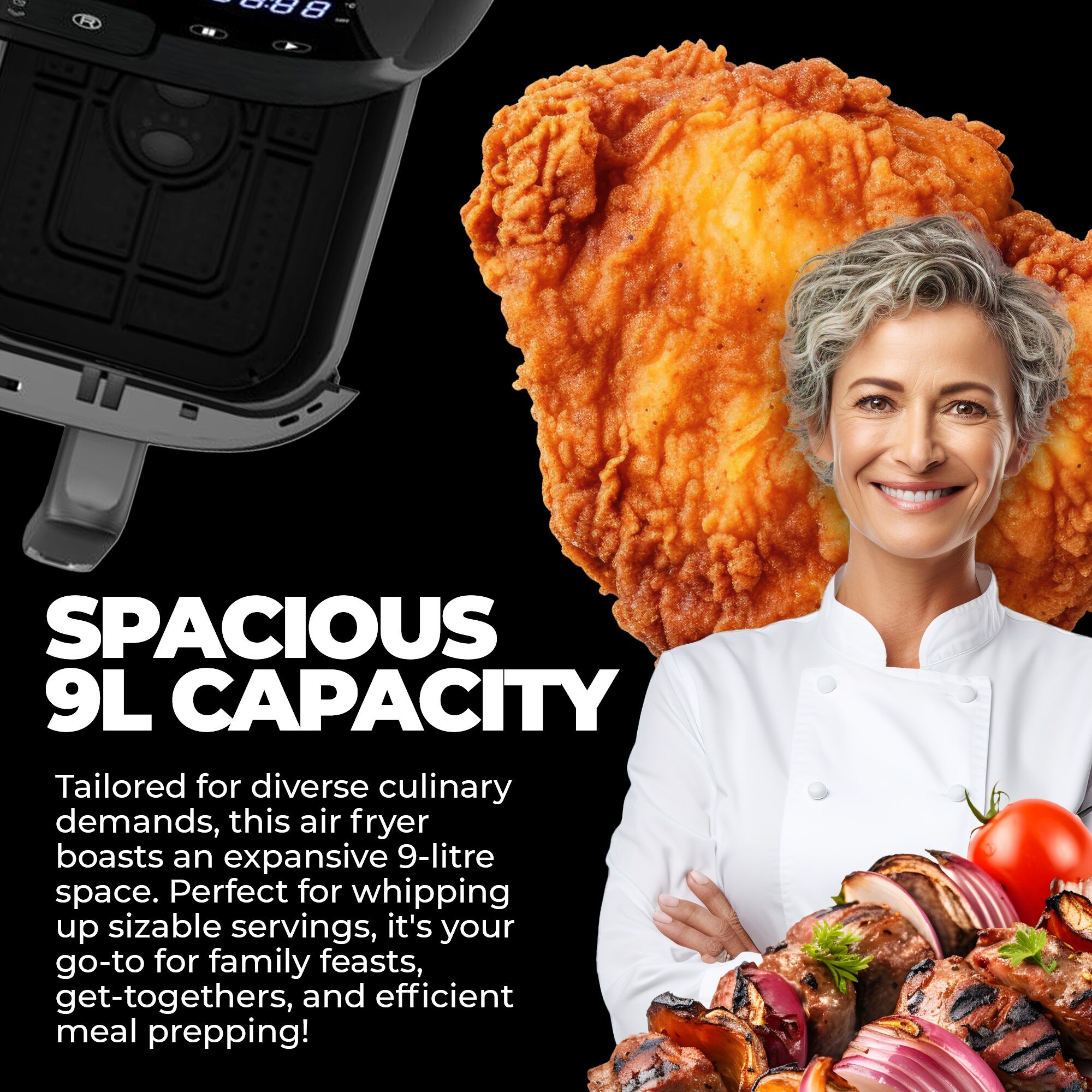 Nebula Dual Tray Air Fryer Nebula Dual Air Fryer