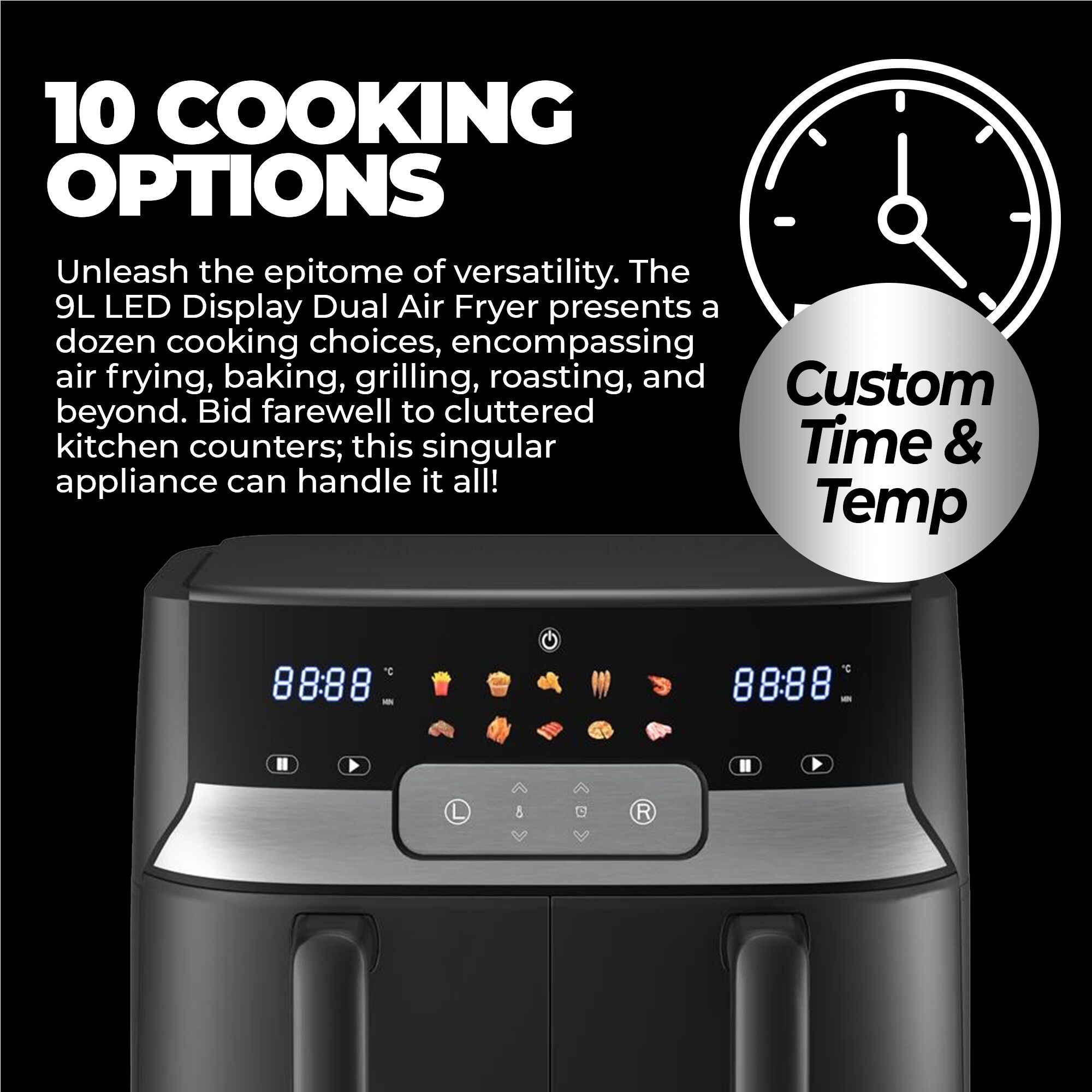 Nebula Dual Tray Air Fryer Nebula Dual Air Fryer