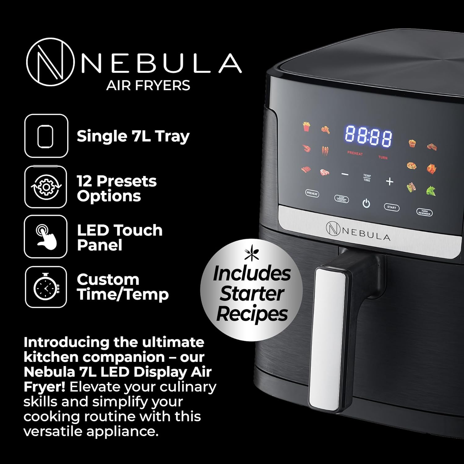 Nebula Single Tray Air Fryer Nebula Single Tray Air Fryer