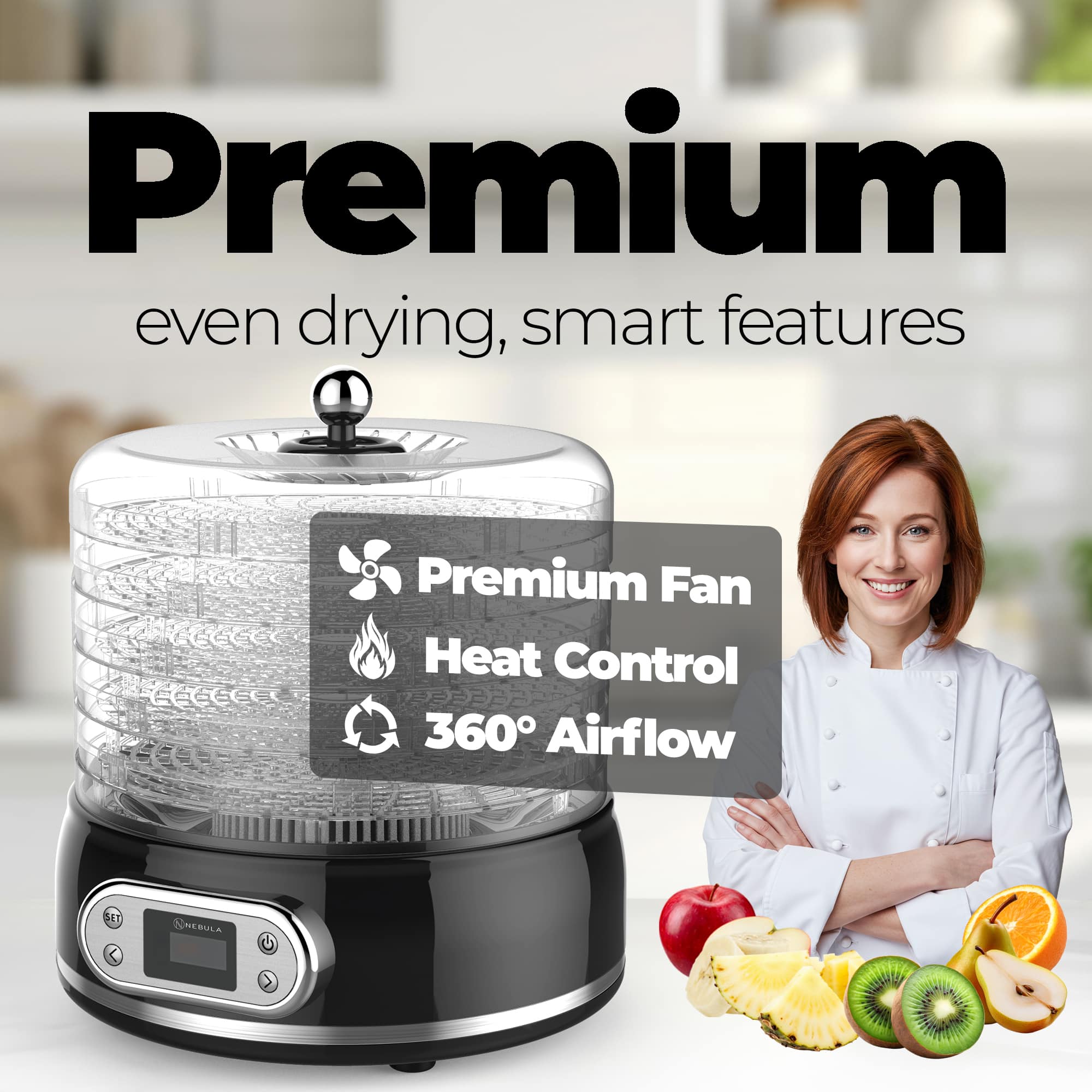 Nebula Round Dehydrator Nebula Mini Dehydrator