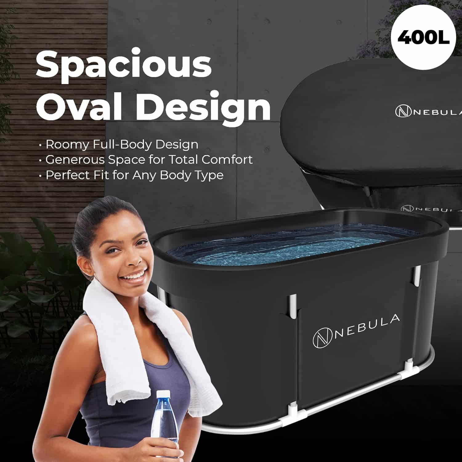 Nebula Cold Plunge Tub Nebula Cold Plunge Tub 400L