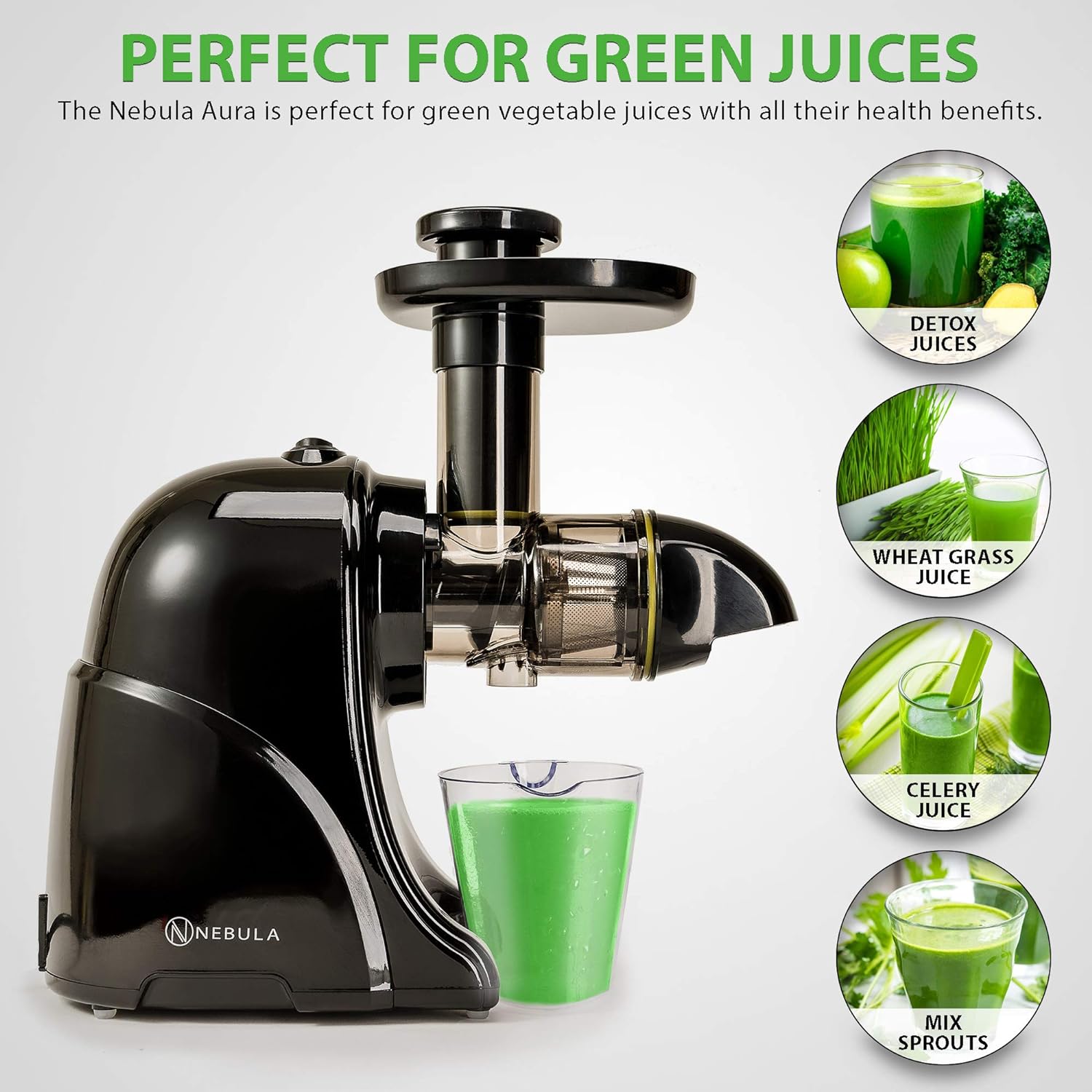 Nebula Aura Masticating Juicer Nebula Aura Slow Juicer