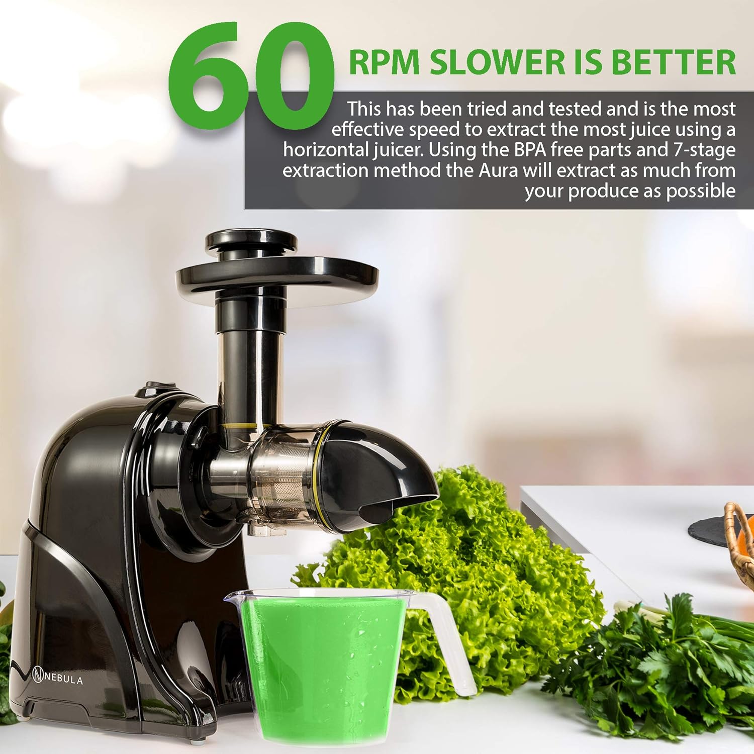 Nebula Aura Masticating Juicer Nebula Aura Slow Juicer