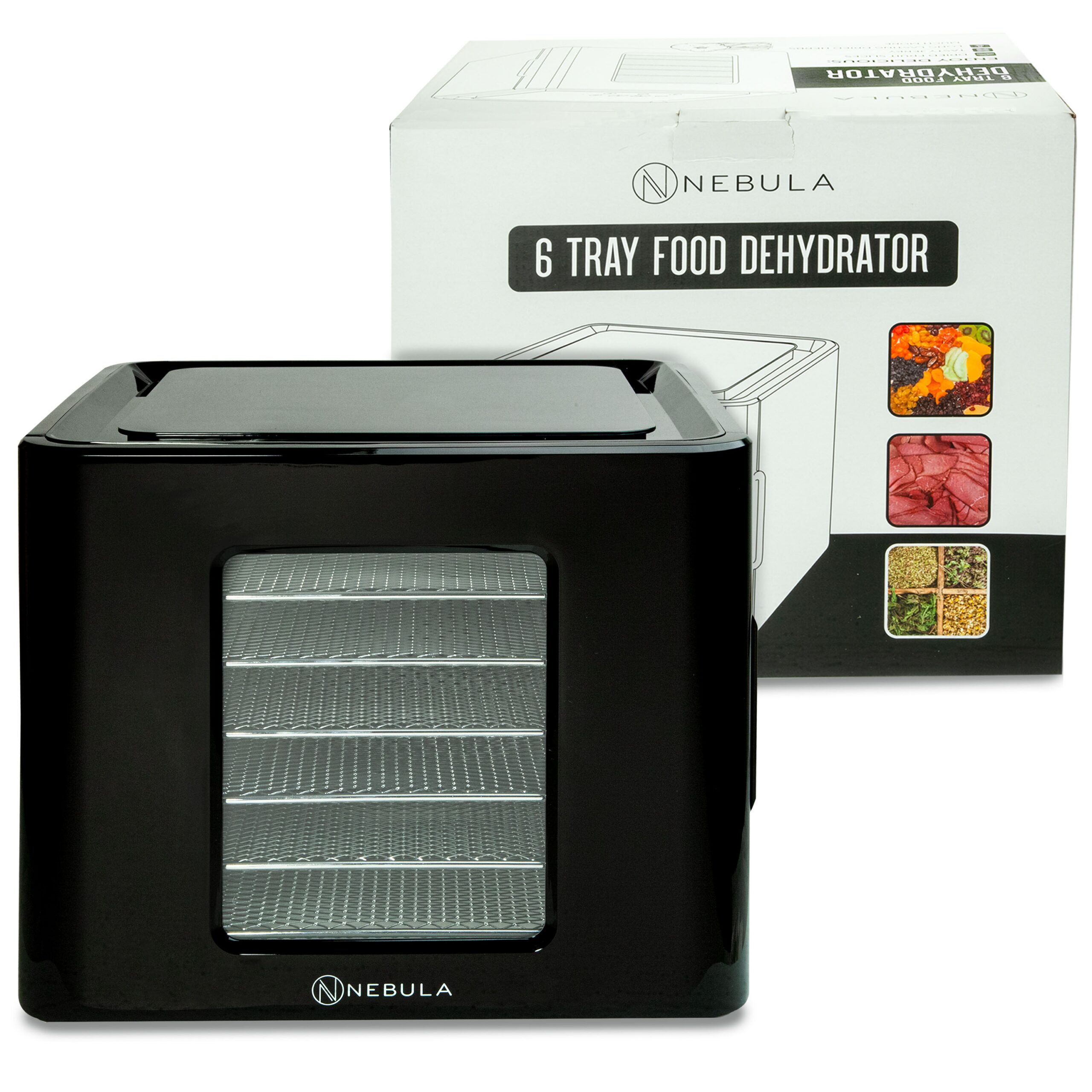 Nebula Food Dehydrator with 6 Stainless Steel Trays Nebula Food Dehydrator