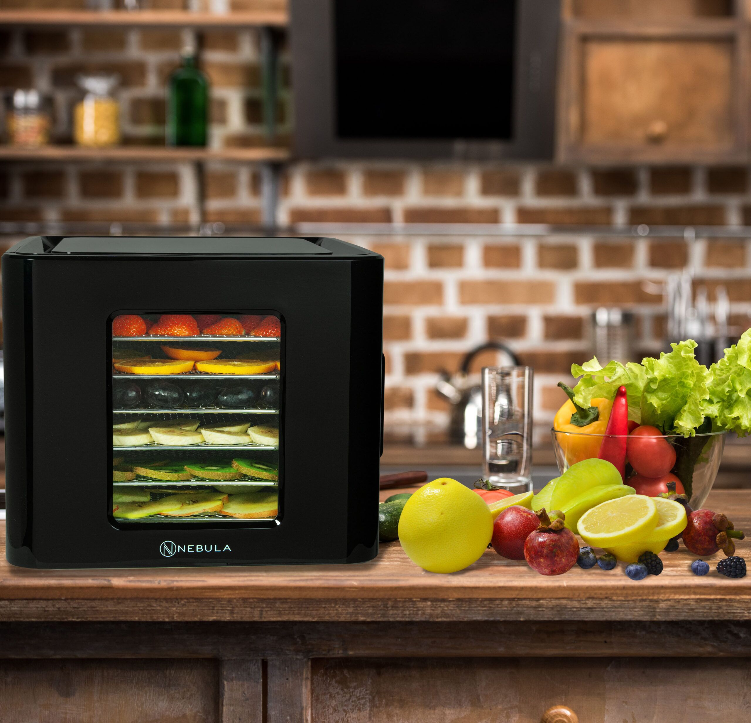 Nebula Food Dehydrator with 6 Stainless Steel Trays Nebula Food Dehydrator