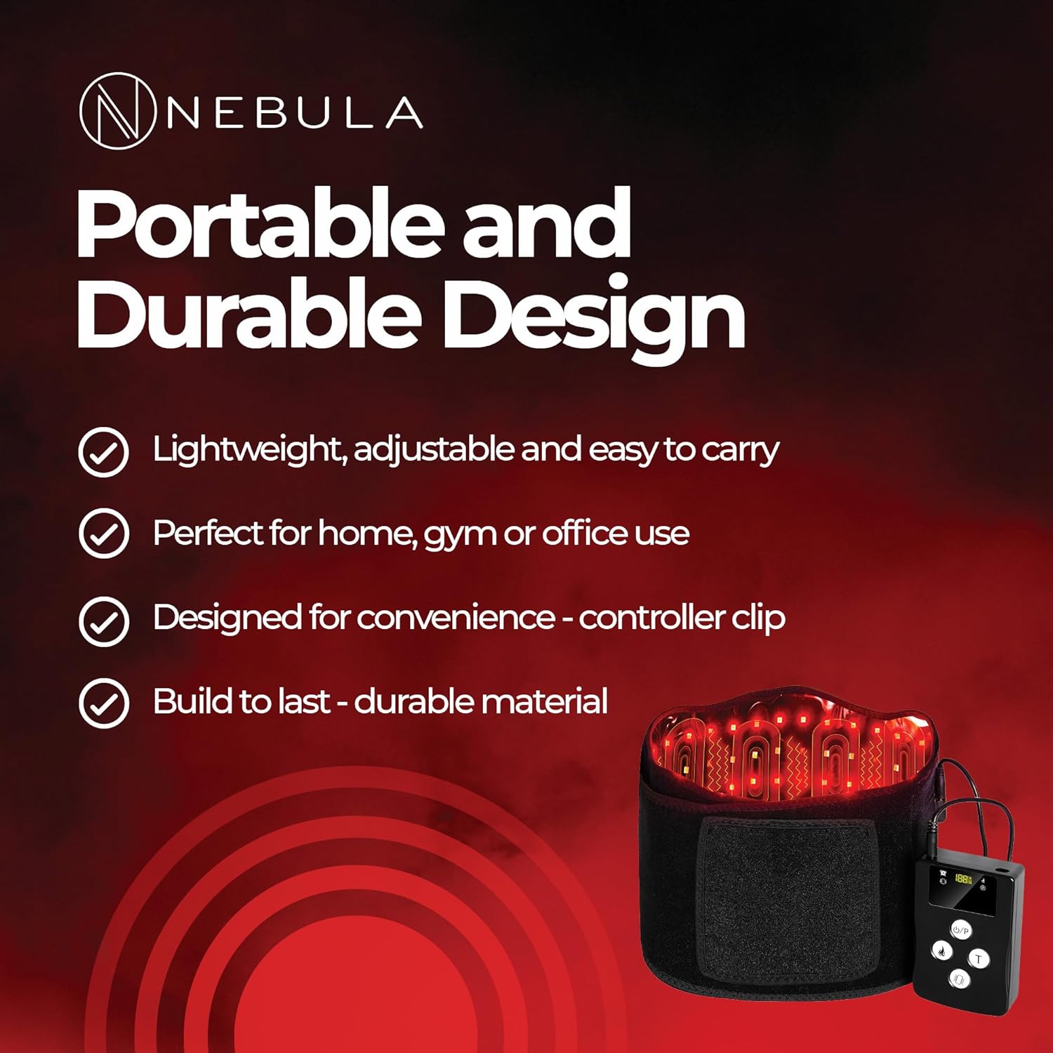 Nebula Red Light Therapy Vibration Belt Nebula Red Light Therapy Vibration Belt