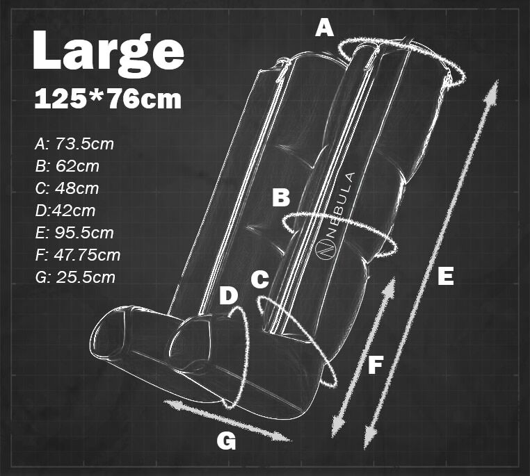 Nebula Leg Massage Compression Boots (mains power) Nebula Compression Boots